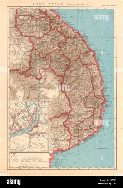 French Vietnam Map Hi Res Stock Photography And Images Alamy