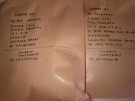 11 Contoh Alamat Pengiriman Barang