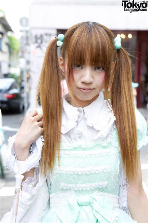 Japanese Lolitas Cute Twintail Hairstyle Tokyo Fashion News