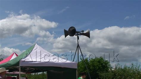 Stock Footage Tannoy 1 Papublic Address System Fair Fairground Youtube