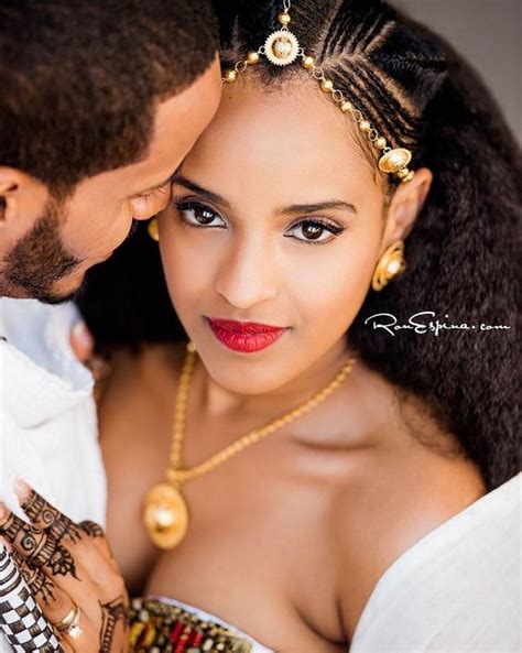 Beautiful Habesha Couple 😍 Credit Ronespina Ethiopian Wedding Stunning Bride Beautiful