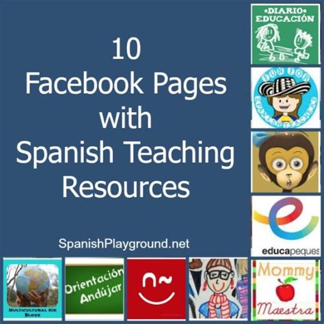 10 Facebook Pages With Spanish Teaching Resources Spanish Playground