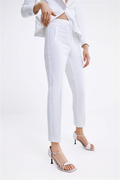 Tuxedo Pants With Side Stripe Suits Woman Zara United States