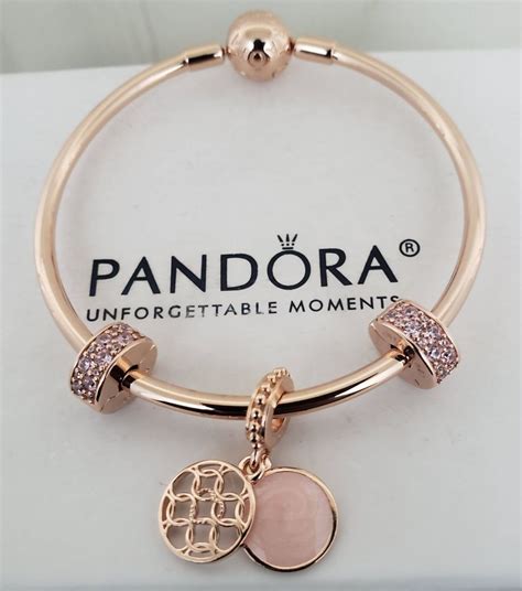 Authentic Pandora Rose Bangle Set On Mercari Pandora Jewelry Charms Pandora Bracelet Designs