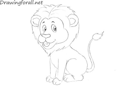 Drawing For All — How To Draw A Lion For Kids