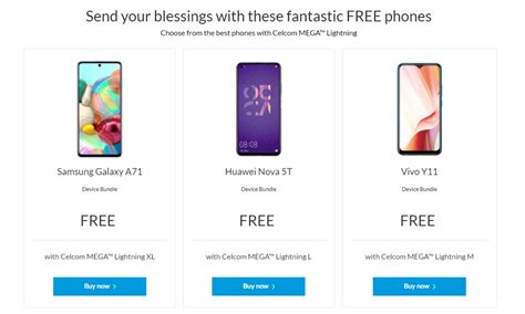 These bundles are for all devices, smartphones, laptops, iphones, computers and other gadgets. Celcom: 100,000 free phones up for grabs with Mega ...