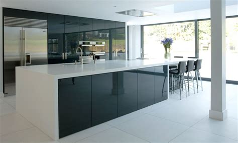 Contemporary Kitchen High Gloss Lacquered Dulwich Village Robert