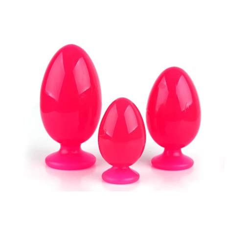 Silicone Suction Egg Anal Plug Sex Toys Butt Plugs Egg Shape With