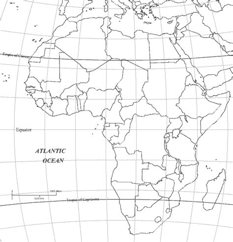Here are a few ideas. African Blank Map