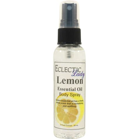 Lemon Essential Oil Body Spray 2 Ounces