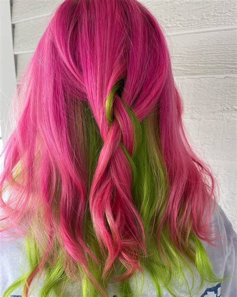 37 Pink And Green Hair Ideas That Will Turn Heads Luv68