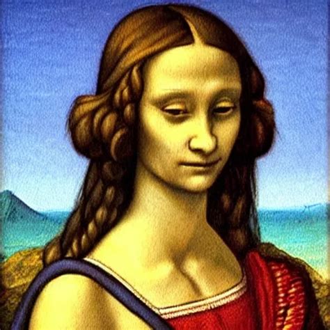 Davinci Painting Discovered Moana Lisa Stable Diffusion Openart