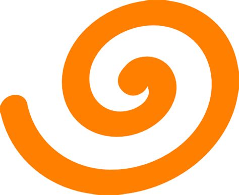 Orange Spiral Clip Art At Vector Clip Art Online Royalty