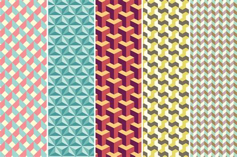 Decorate (a surface) with a repeating geometric or floral pattern. Infinite Vector Geometry Patterns | Geometry pattern ...