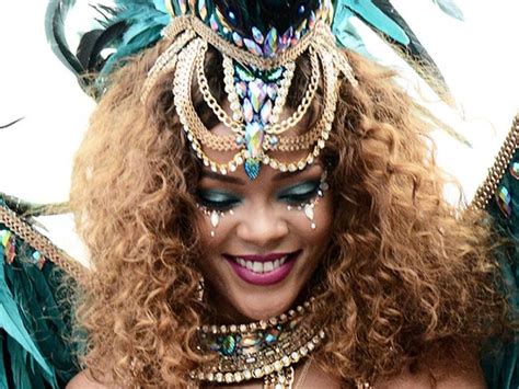 News How To Get Rihannas Barbados Kadooment Day Carnival Makeup Look
