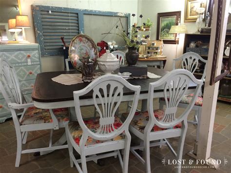 Painted tables are a quick and easy way to add character to your home. Before & After | Dining Set Furniture Makeover