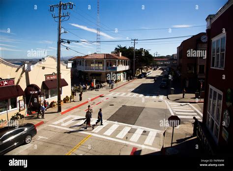 A View Of Cannery Row In Monterey California Stock Photo Alamy
