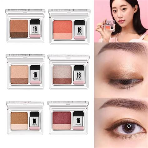 Professional Eyeshadow Makeup Palette Double Color Gradient Lazy Eye Shadow Makeup Shimmer Eye