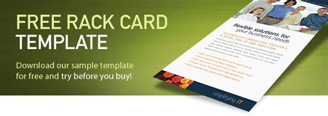 Check spelling or type a new query. Free Rack Card Template | Sample Rack Card & Examples