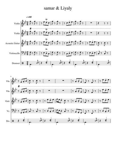 Middle Eastern Music Almost Spiritual Sheet Music For Violin Drum