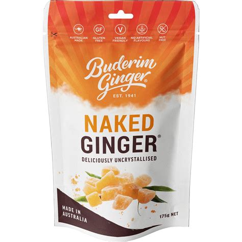Buderim Ginger Naked Ginger Uncrystallised 175g Woolworths