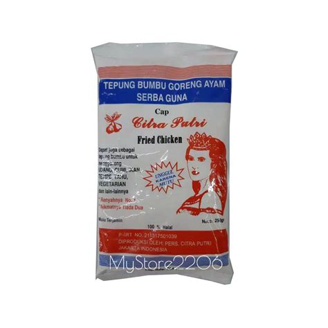 Udang goreng tepung, gampang, udah dingin tetap enak. Tepung Bumbu Goreng Ayam Serba Guna cap Citra Putri 250 ...