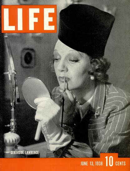 Gertrude Lawrence 13 Jun 1938 Copyright Life Magazine Mad Men Art