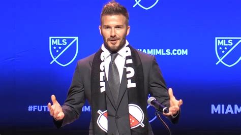 David Beckham Launches Mls Team In Miami Full Press Conference Youtube