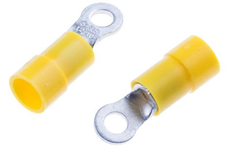 Rs Pro Insulated Ring Terminal M35 Stud Size 4mm² To 6mm² Wire Size