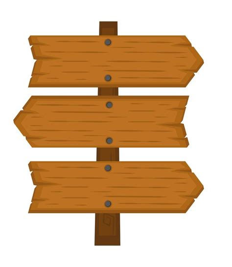 Wooden Sign Arrows 4816796 Vector Art At Vecteezy