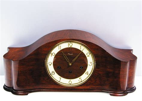 Beautiful Art Deco Westminster Kienzle Chiming Mantel Clock Clock