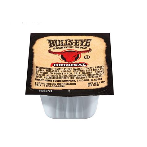 Bulls Eye Original Bbq Sauce Packets 100 Ct Sauceandtoss
