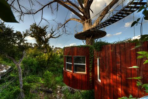 Treehouses are what childhood dreams are made of and now, thanks to a few texas resorts 2of69treehouses at the cypress valley canopy tours property in spicewood, texas.mendoza, madalyn s/provided by cypress valley canopy tours show moreshow. Tree House in Austin, Texas