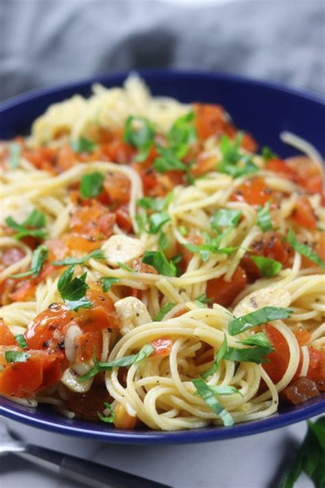 Angel hair pasta with shrimp and parmesan lemon cream sauce. How To Make Quick And Easy Creamy Pesto Vegetable Pasta