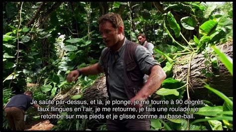 Jurassic World Chris Pratt vous donne un cours accéléré de cascades