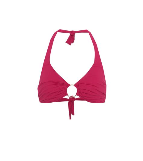 Melissa Odabash Brussels Bikini Top In Berry Red Lyst