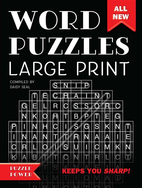 Word Puzzles Large Print Book By Daisy Seal Official Publisher Page