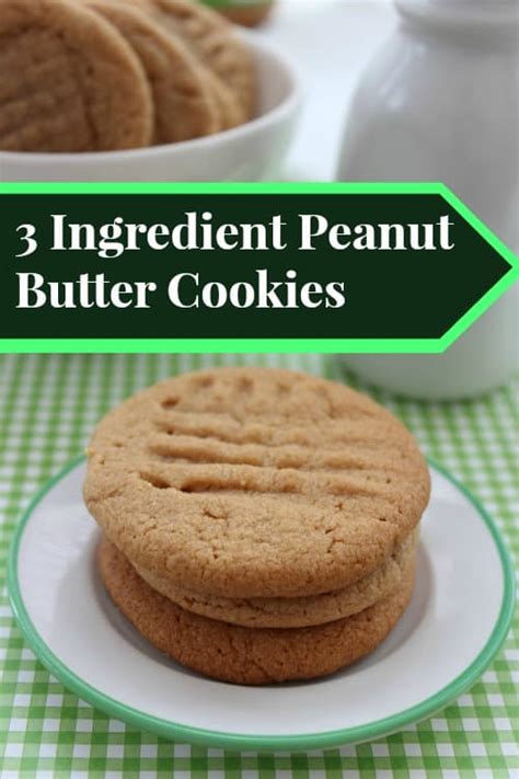 I know you might be doubtful that this can really work but one of the most popular peanut butter cookie recipes out there is a 3 ingredient peanut butter cookie recipe that is just peanut butter, sugar and eggs, so this is just one. 3 Ingredient Peanut Butter Cookies - Saving Dollars & Sense