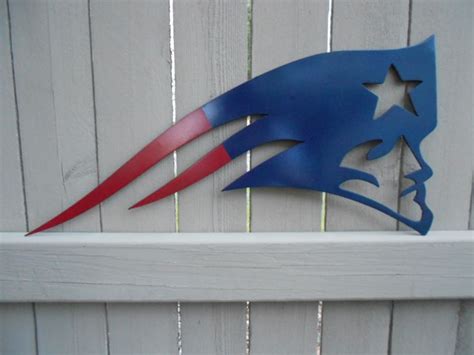 The bold, graphics make for a great display of team spirit. New England patriots wall art | Metal Art - Sports Teams | Pinterest