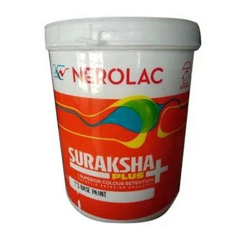 Nerolac Suraksha Plus Acrylic Exterior Emulsion Paint Packaging Size