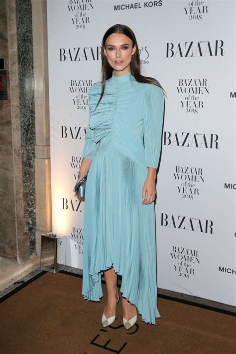 Keira Knightley Seen Attending The Harpers Bazaar Women Of The Year