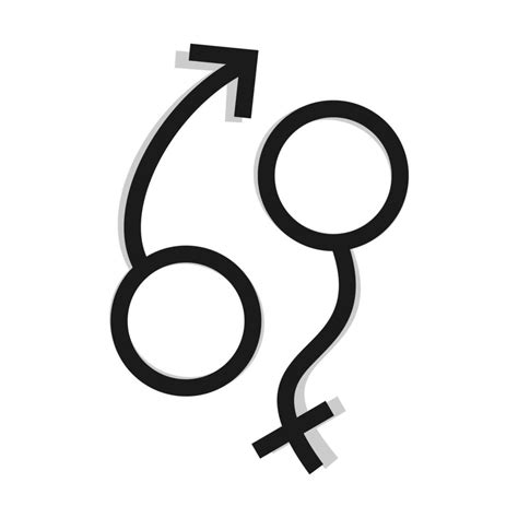 Male Female Iconsmale And Female Symbols Female And Male Sex Icon