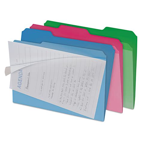 Find It Clear View Interior File Folders 13 Cut Tabs Assorted