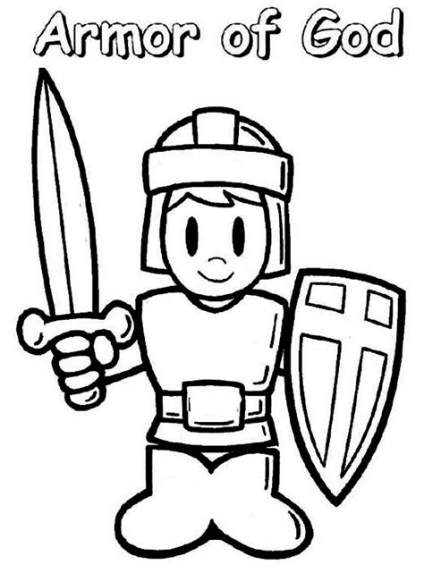 Free for armor of god coloring pages are a fun way for kids of all ages to develop creativity, focus, motor skills and color recognition. A Boy Wearing Armor Of God Coloring Page : Coloring Sun ...