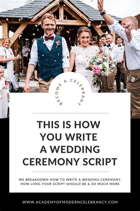 How To Write A Wedding Ceremony Script Academy Of Modern Celebrancy Wedding Ceremony Script