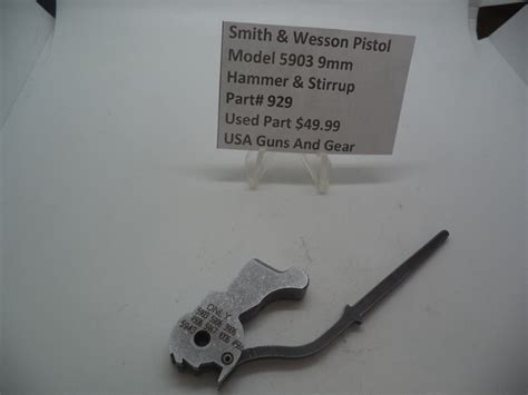 Smith And Wesson Model Model 5903 9mm Hammer And Stirrup Used Parts Usa
