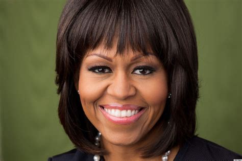 Michelle Obama's Portrait For 2013 Includes Bangs (PHOTOS)