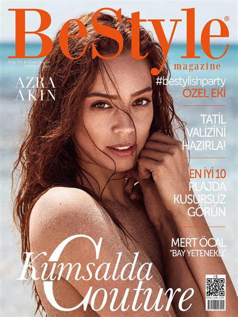 Azra Akin Bestyle Magazine Turkey July Cover Magazine It