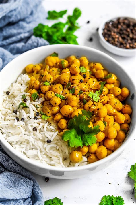 Easy Coconut Chickpea Curry Nadias Healthy Kitchen Chickpea