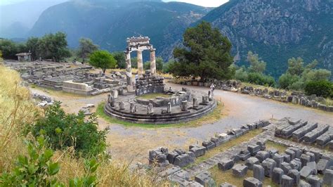 The Tholos At The Sanctuary Of Athena Pronoia 4th Century BC Delphi